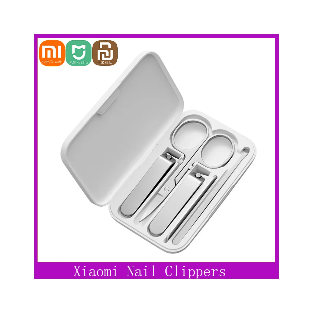 XiaomiSmart Stainless Steel Nail Clippers Trimmer Pedicure Care Clippers Earpick Nail File Professional Mijia Beauty Tools XiaomiSmart Stainless Steel Nail Clippers Trimmer Pedicure Care Clippers Earpick Nail File Professional Mijia Beauty Tools