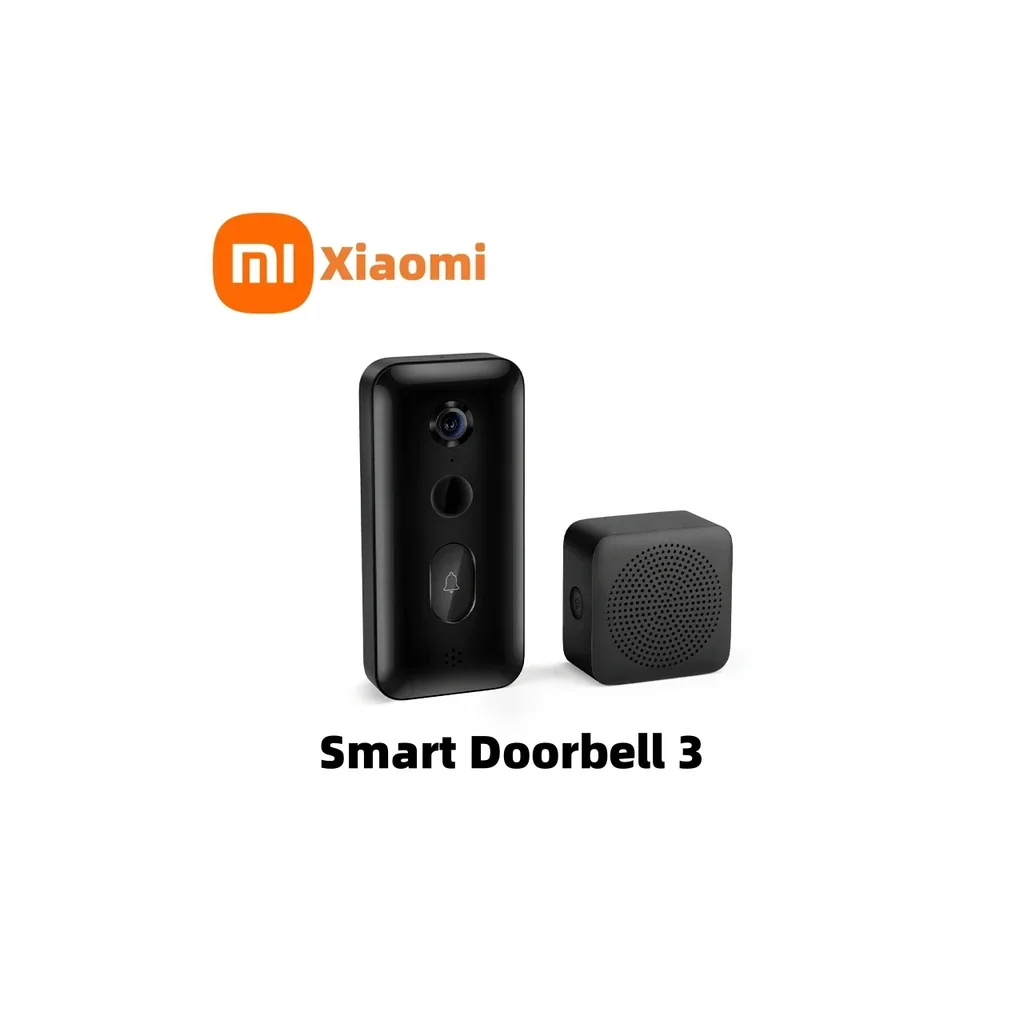 Xiaomi Smart Doorbell 3 2K Ultra HD Night Vision Video Doorbell Long Battery AI Human Recognition Work with Mi home APP