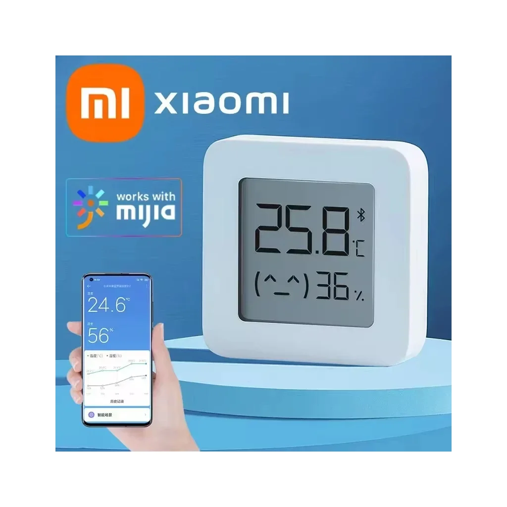 Xiaomi Mijia Smart LCD Screen Digital Thermometer 2 Mijia Bluetooth Temperature Humidity Sensor Moisture Meter Mijia Only 1