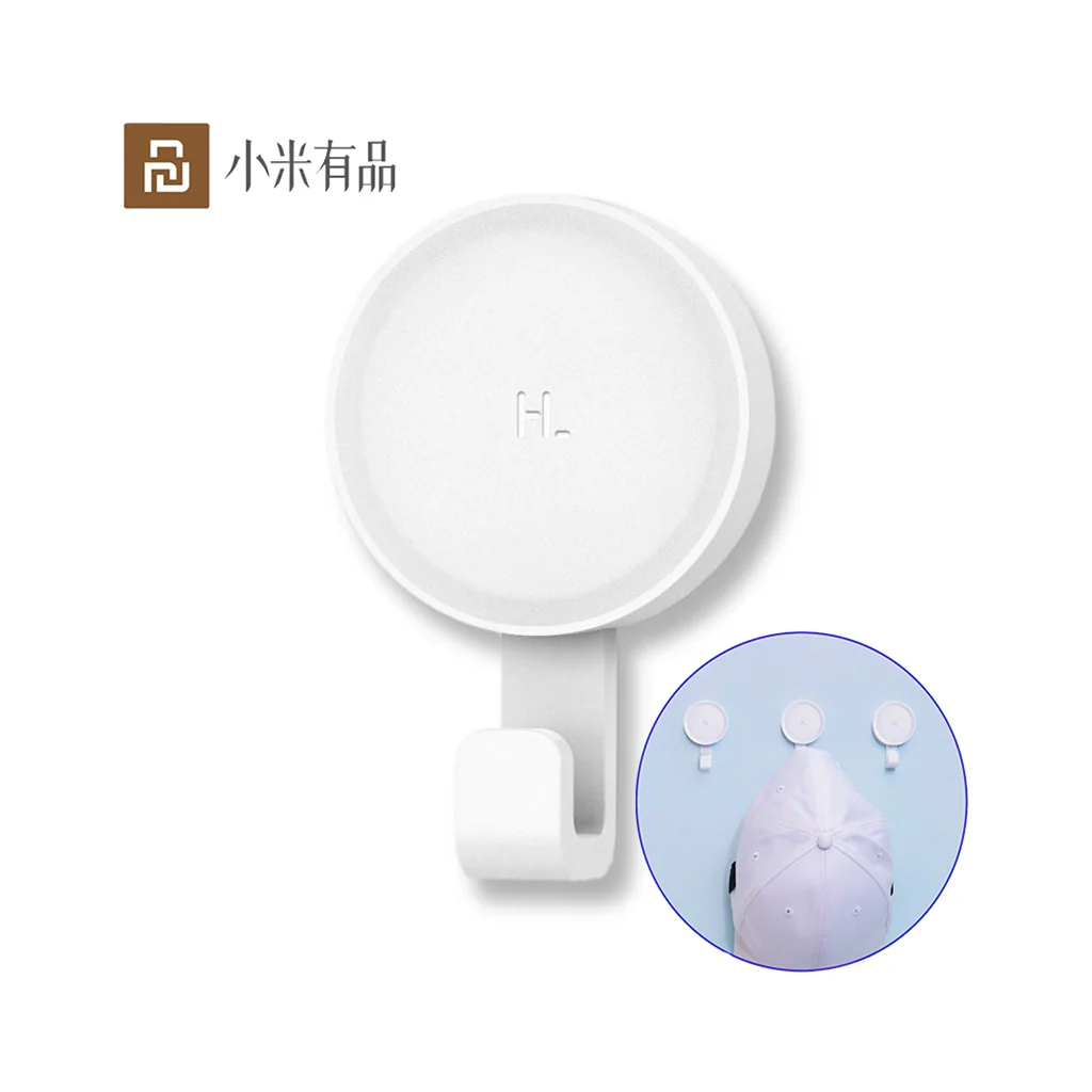 Xiaomi smart Mihome Happy Life White Hook 6pcs Suitable For Bathroom Bedroom Kitchen Walls 3kg Max Load up for xiaomi life Xiaomi smart Mihome Happy Life White Hook 6pcs Suitable For Bathroom Bedroom Kitchen Walls 3kg Max Load up for xiaomi life