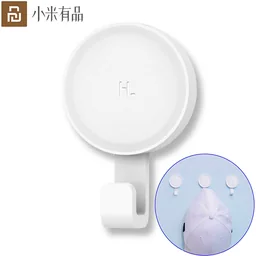 Xiaomi smart Mihome Happy Life White Hook 6pcs Suitable For Bathroom Bedroom Kitchen Walls…
