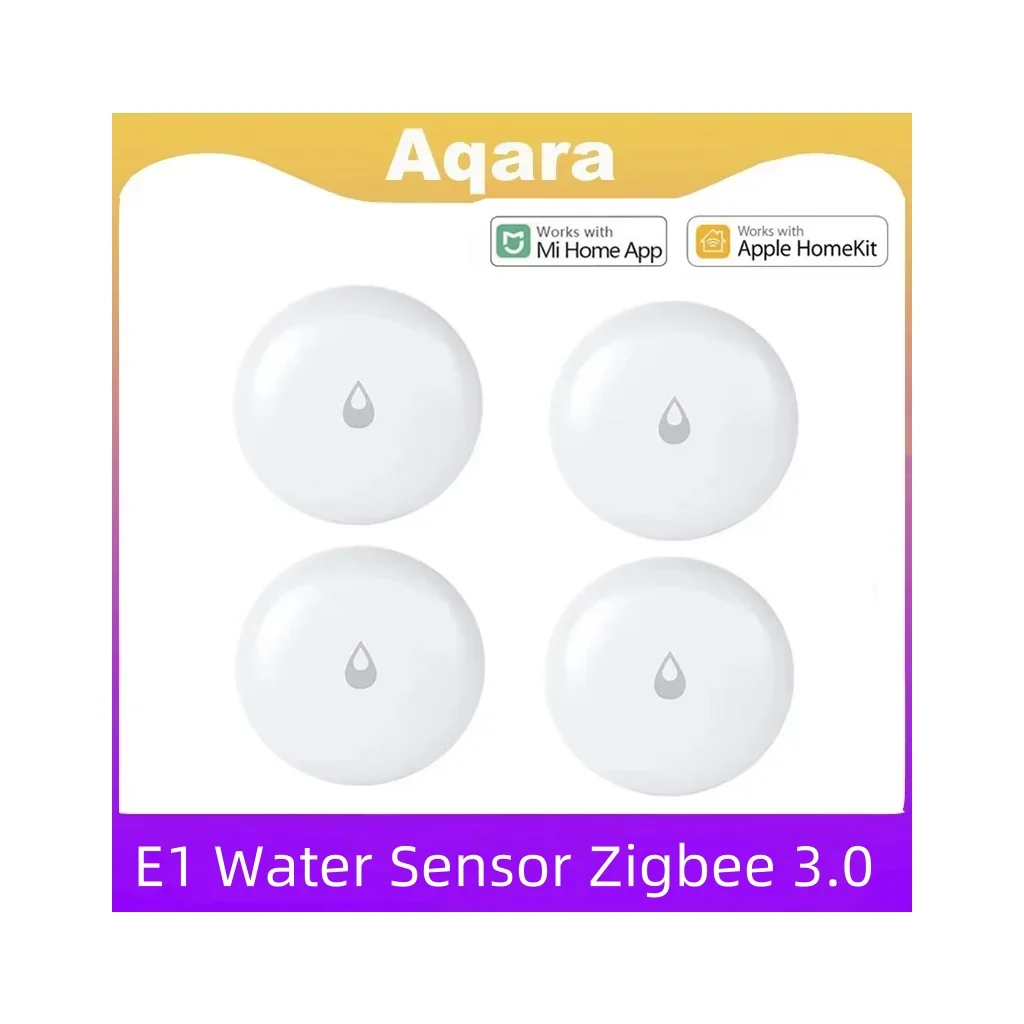 Aqara Water Immersing Sensor E1 Zigbee 3 0 Water Leak Detector Soaking Sensor Alarm Remote Control Work with Mi Home Homekit Aqara Water Immersing Sensor E1 Zigbee 3 0 Water Leak Detector Soaking Sensor Alarm Remote Control Work with Mi Home Homekit