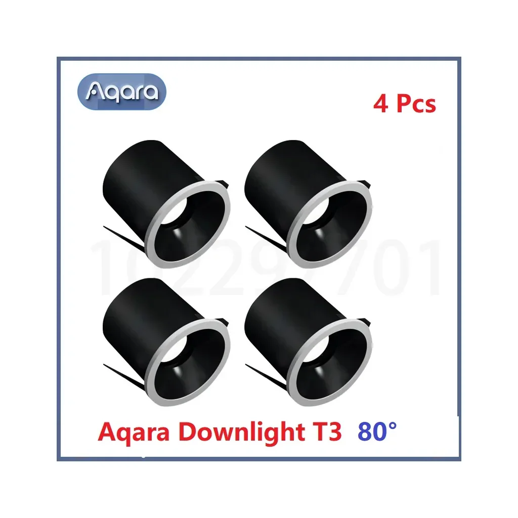 Aqara Smart Downlight T3 Zigbee Dimming Round Light 6W Beam Angle 15 24 36 80Adaptive Lighting Dimming for Aqara App Homekit