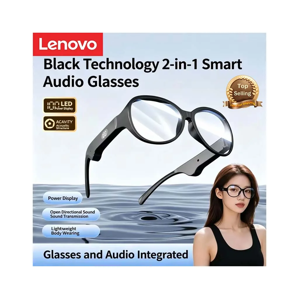 Lenovo Smart Bluetooth Sunglasses Bluetooth 5 4 Protecting Audio Headphones Fingerprint Touch Control For Apple Xiaomi Samsung Lenovo Smart Bluetooth Sunglasses Bluetooth 5 4 Protecting Audio Headphones Fingerprint Touch Control For Apple Xiaomi Samsung