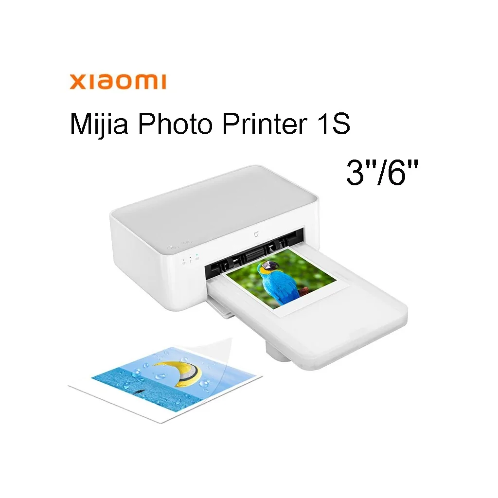 Xiaomi Mijia Photo Printer 1S High Definition Color Sublimation 6 3 Inch Portable Photo Paper Smart Remote Printer APP Use Xiaomi Mijia Photo Printer 1S High Definition Color Sublimation 6 3 Inch Portable Photo Paper Smart Remote Printer APP Use