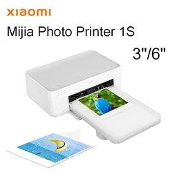 Xiaomi Mijia Photo Printer 1S High Definition Color Sublimation 6 3 Inch Portable Photo Paper Sma...