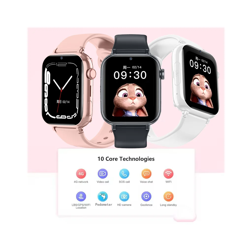 For Xiaomi Kids Smart Watch 5G GPS Location Video Call Sim Card Child Camera Waterproof Upgrade SOS For Boys Girls