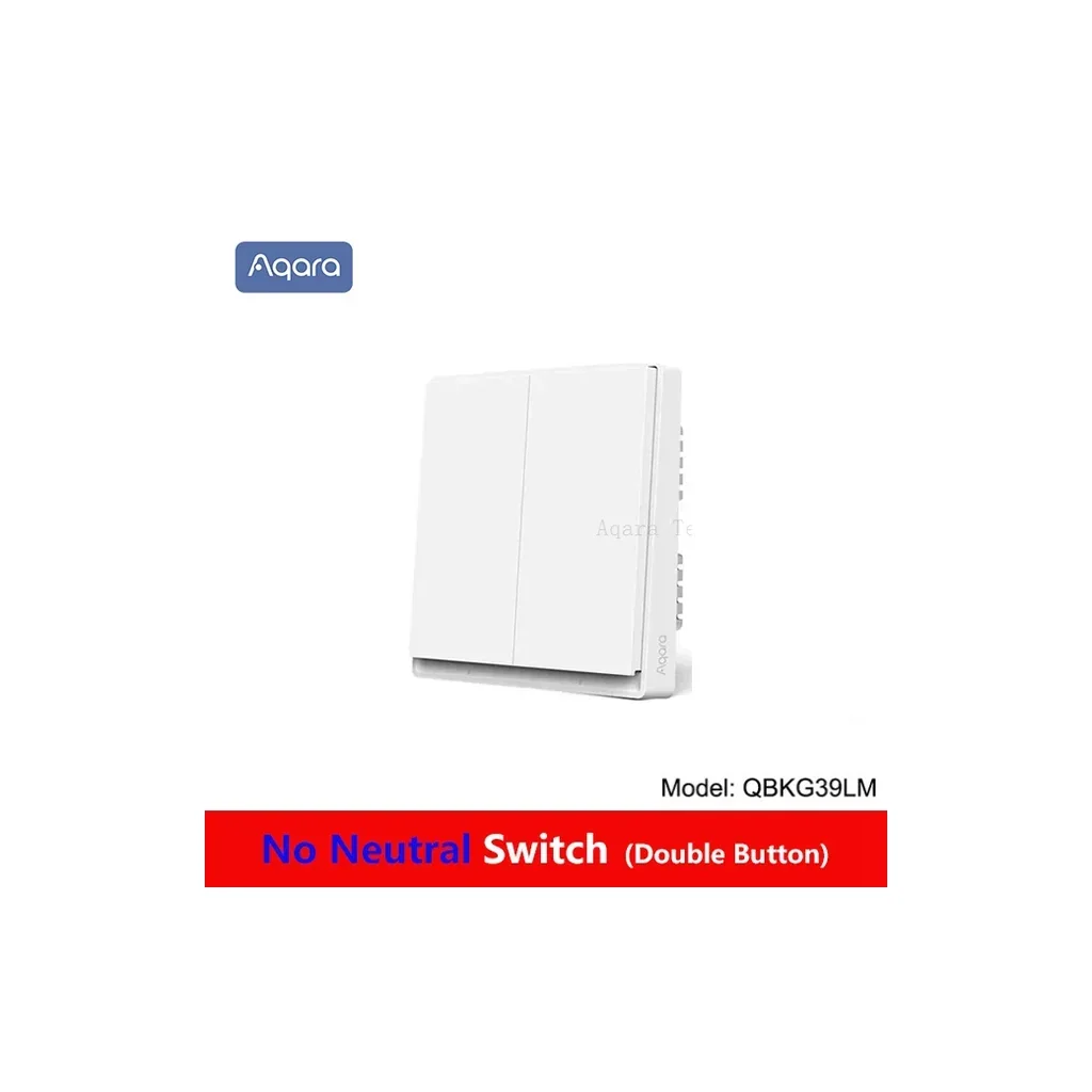 Aqara Smart Wall Switch E1 wired No Neutral 2 key Aqara Smart Wall Switch E1 wired No Neutral 2 key