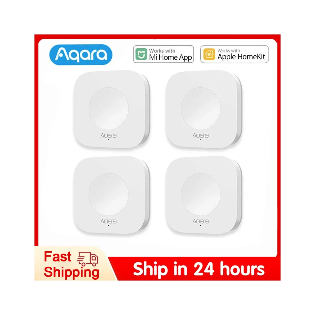 Aqara Wireless Mini Switch Zigbee Connection Versatile 3way Control Button for Smart Home Device Work With Mihome Apple HomeKit Aqara Wireless Mini Switch Zigbee Connection Versatile 3way Control Button for Smart Home Device Work With Mihome Apple HomeKit