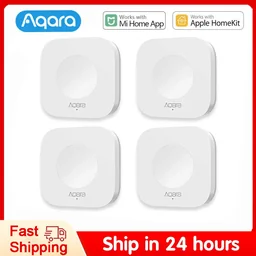 Aqara Wireless Mini Switch Zigbee Connection Versatile 3way Control Button for Smart Home D…