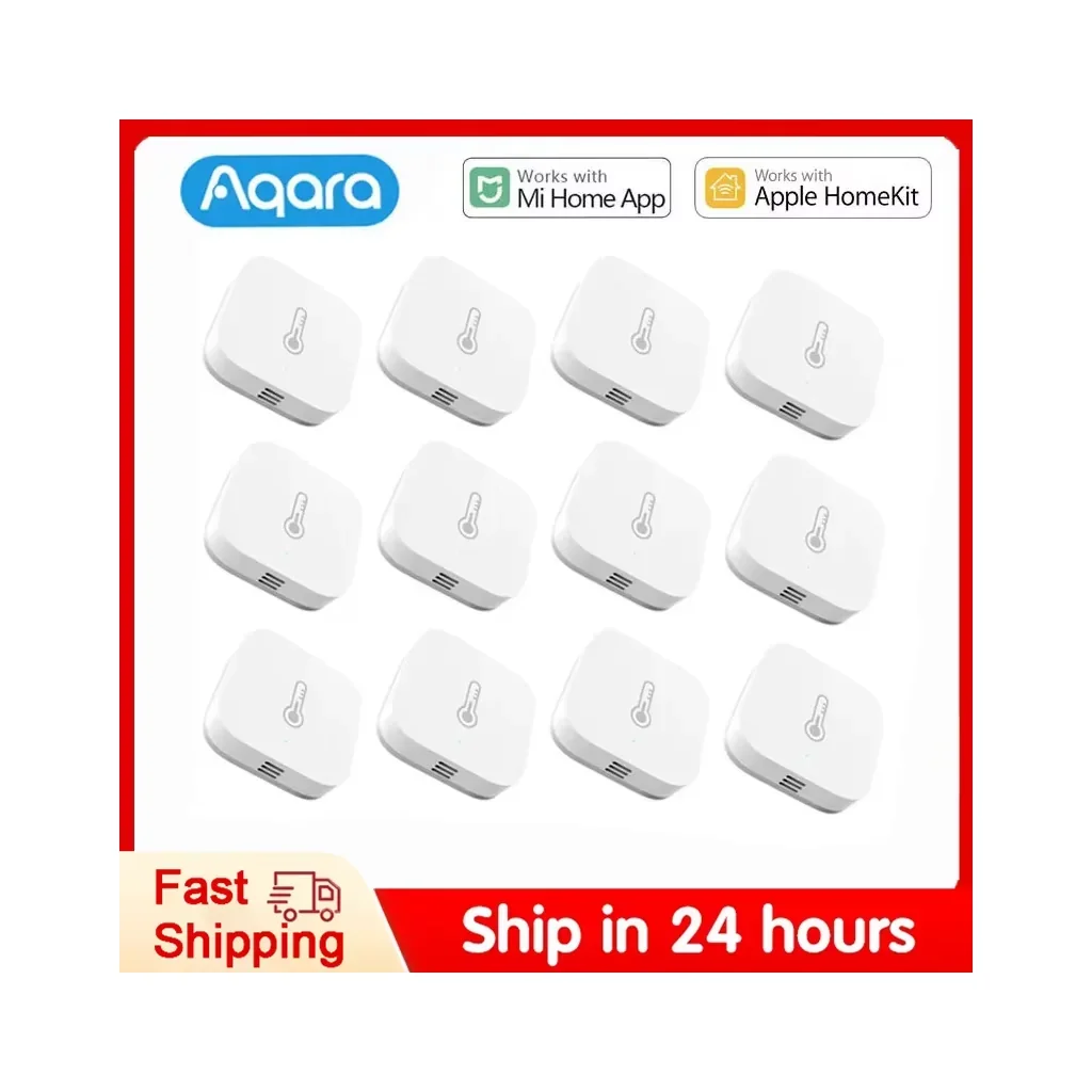 Aqara Temperature Sensor Smart Air Pressure Humidity Environment Sensor Smart Control Zigbee Connection For Xiaomi APP Mi home