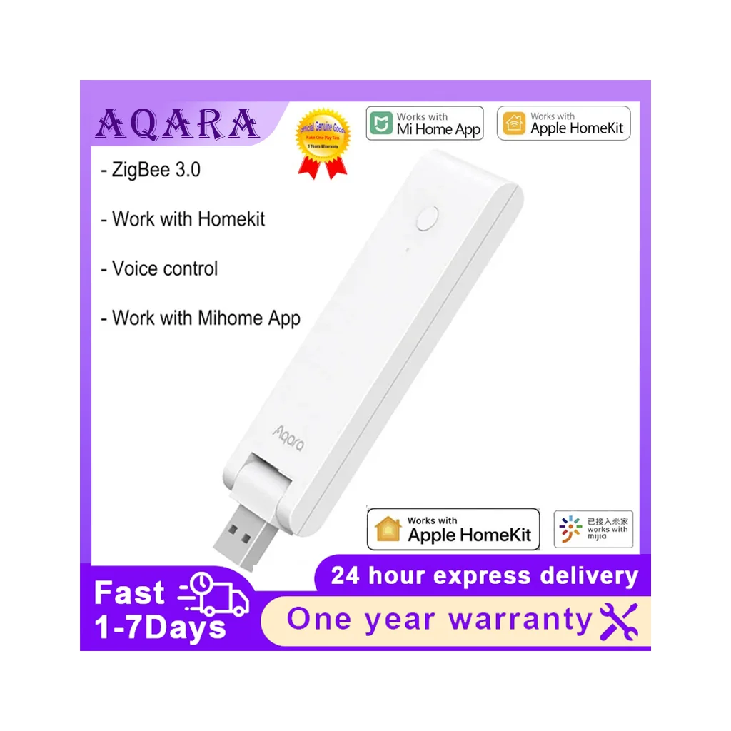AQARA E1 Gateway Zigbee Aqara USB Port Mini Hub Wireless Connect Remote App Control For Xiaomi MI HOME Apple Homekit Smart Home