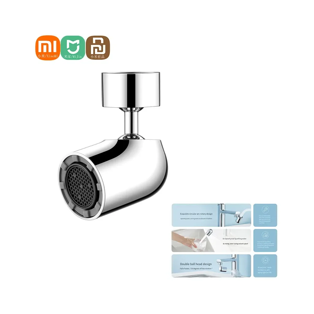 Xiaomi Smart Mouthwash Bubbler S1 Universal Faucet 720Rotatable Splashproof Water Nozzle Joint To Wash Face Bathroom Supplies