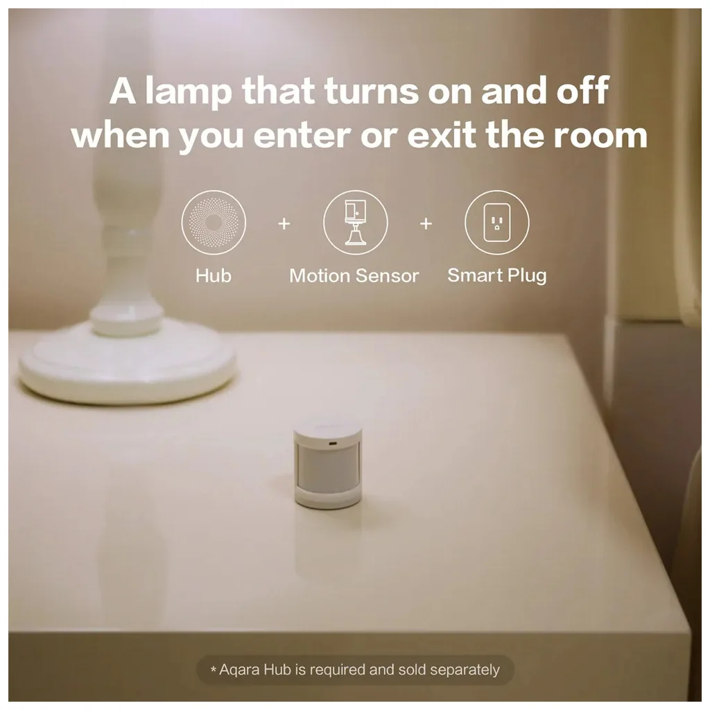 Aqara Motion Sensor Smart Human Body Sensor ZigBeeWireless Connection Movement Smart Home For Mijia MiHome Homekit APP