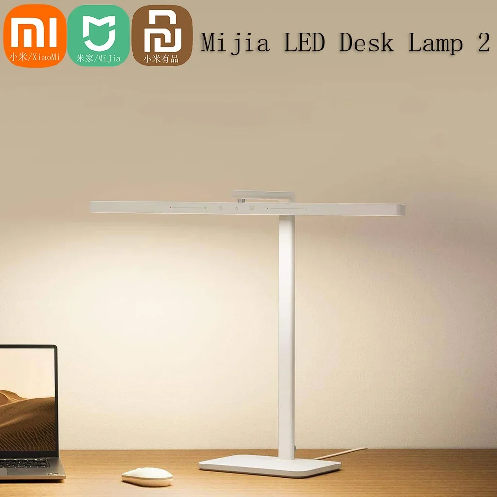 Xiaomi Mijia Smart Desk Lamp 2 LED Desk Light 60cm Long Lamp Holder HyperOS Connect Adjustable Light Mode Bedroom Reading Lamp