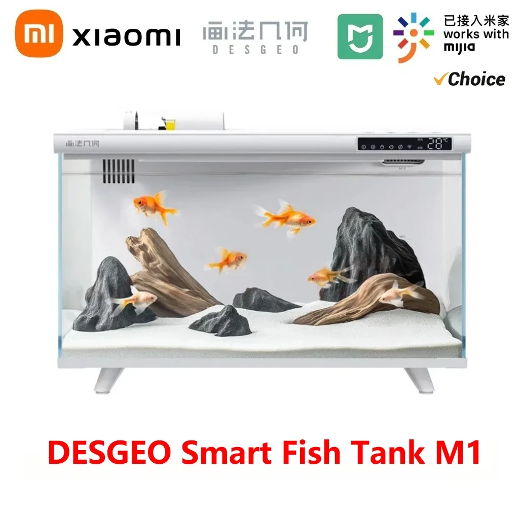 XIAOMI DESGEO smart fish tank integrated ecological selfcirculation small desktop fish tank white M1 Mi Home APP Smart Control XIAOMI DESGEO smart fish tank integrated ecological selfcirculation small desktop fish tank white M1 Mi Home APP Smart Control