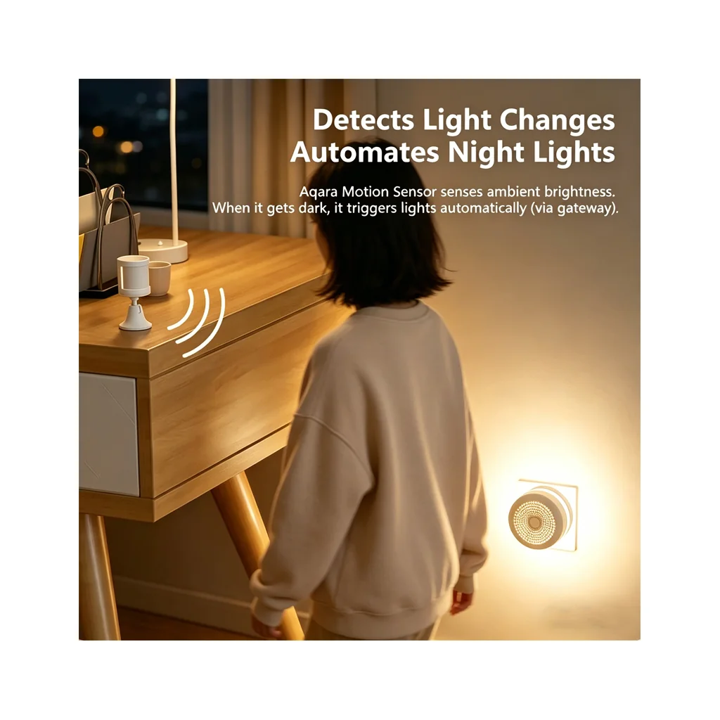 Aqara Zigbee Motion Human Body Sensor With Ambient Light Sensor No Drill Install Smart Home For Mijia Aqara Zigbee Motion Human Body Sensor With Ambient Light Sensor No Drill Install Smart Home For Mijia