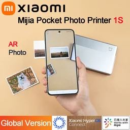 Global version Xiaomi Portable Photo Printer 1S AR Photo ZINK Thermal Pocket Mini Wireless Blueto...