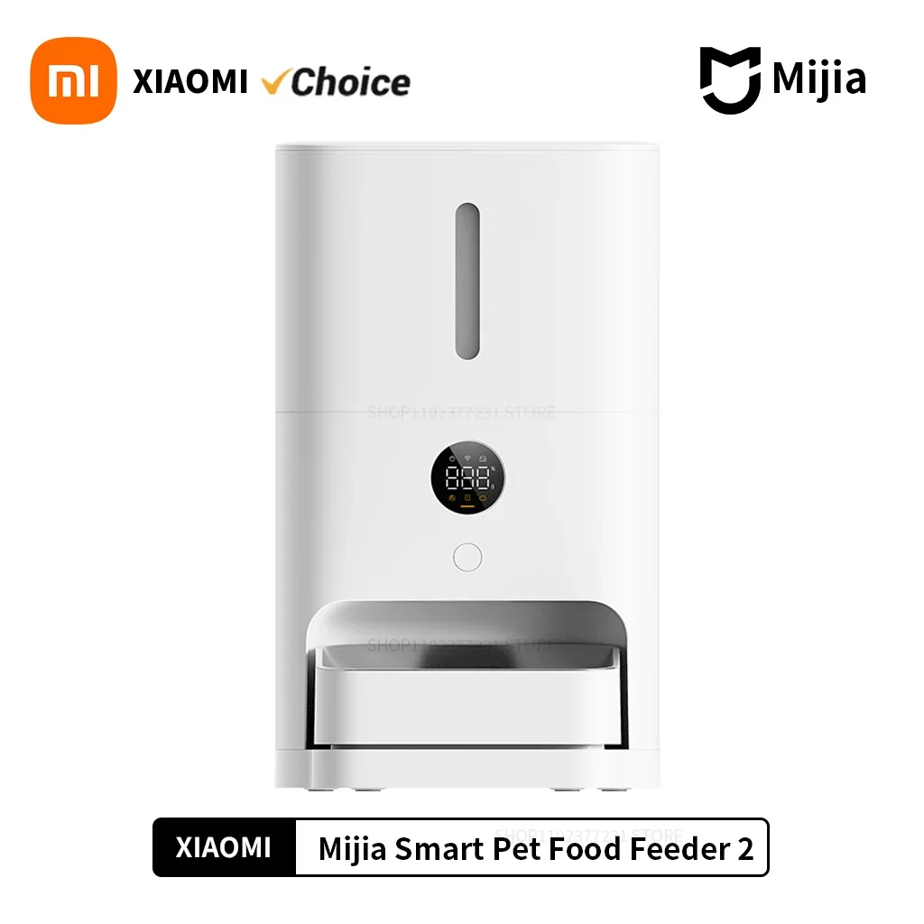 New Xiaomi Mijia Smart Pet Feeder 2 MJWSQ02 HDlarge Screen 5L Large Capacity Precise Weighing Spare battery FoodShortage Remind New Xiaomi Mijia Smart Pet Feeder 2 MJWSQ02 HDlarge Screen 5L Large Capacity Precise Weighing Spare battery FoodShortage Remind