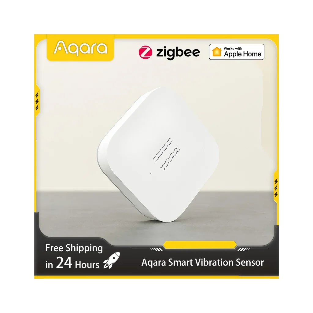 Aqara Smart Vibration Sensor ZigBee Motion Shock Sensor Detection Alarm Monitor Built In Gyro For Alexa Mijia Homekit Smart home Aqara Smart Vibration Sensor ZigBee Motion Shock Sensor Detection Alarm Monitor Built In Gyro For Alexa Mijia Homekit Smart home