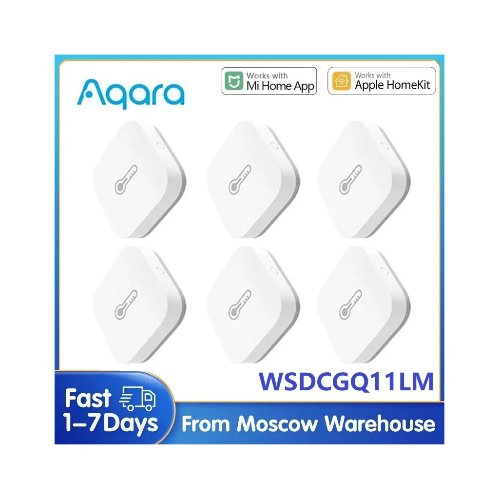 Aqara Zigbee Temperature Sensor Smart Air Pressure Humidity Environment Sensor Smart Home Work With MiHome Homekit APP