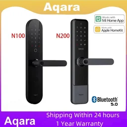 Aqara Smart Door Lock N200 N100 Fingerprint Lock Fit For Bluetooth Password NFC Unlock Work With ...