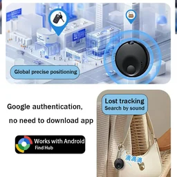 Mini Antiloss Tag for Android Phone Works With Google Find Hub App Key Finder Smart Tag for Xiaom...