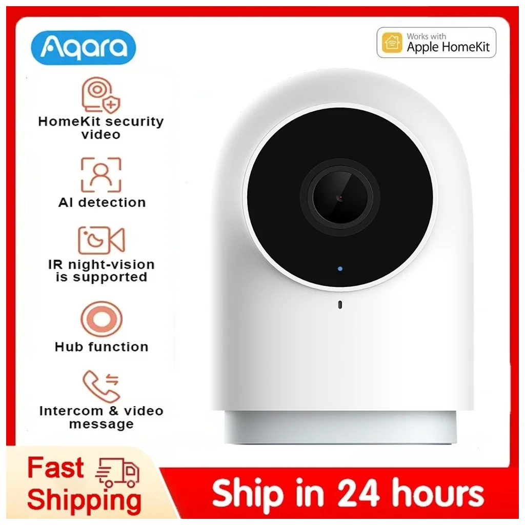 AqaraSmart Camera G2H Pro Zigbee 30 Gateway Hub Edition 1080P HD Night Vision WIFI IP Surveilla Camera For Apple Homekit AqaraSmart Camera G2H Pro Zigbee 30 Gateway Hub Edition 1080P HD Night Vision WIFI IP Surveilla Camera For Apple Homekit