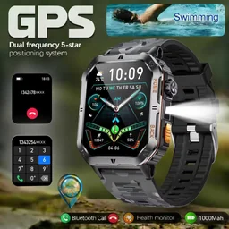 2025 New 1000mAh Battery Smart Watch For Xiaomi Built in GPS Compass Waterproof Sports tracker Ou...
