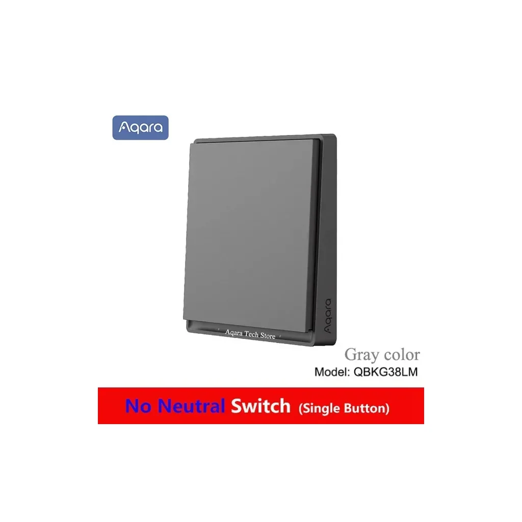 Aqara Smart Wall Switch E1 (No Neutral)