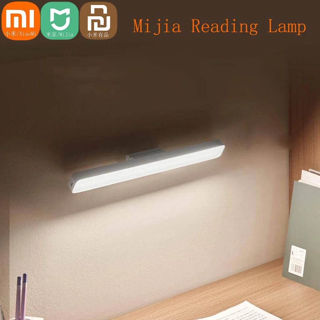 Xiaomi Mijia Smart Magnetic Reading Lamp LED Desk Lamp 2000mAh TypeC Rechargeable Touch Dimming Lamp Adsorption Bedroom Light
