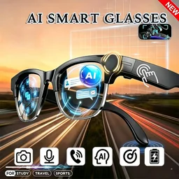 AI Smart Glasses AI Translation HandsFree Calling AI Chat Logging Music Playback Smart Sunglasses...