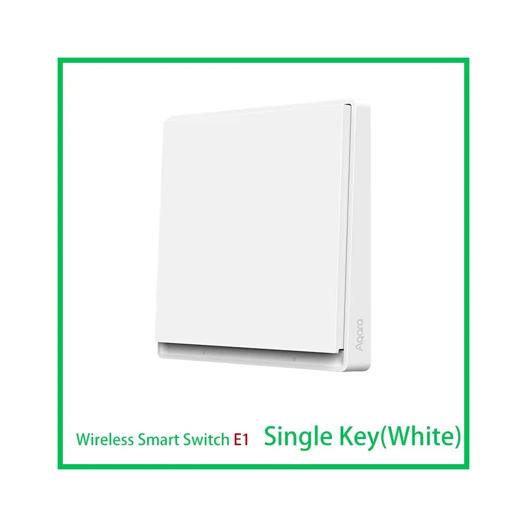 Xiaomi E1 Smart Wall Switch (Wireless, 1-Key) Xiaomi E1 Smart Wall Switch (Wireless, 1-Key)