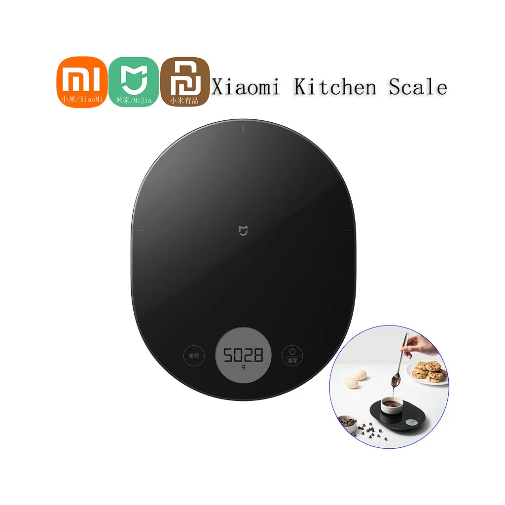 Xiaomi Mijia Smart Electronic Kitchen Scale 0 1g Scale Division High Precise Weighing Cooking Tools 3kg Food Digital Scale Xiaomi Mijia Smart Electronic Kitchen Scale 0 1g Scale Division High Precise Weighing Cooking Tools 3kg Food Digital Scale
