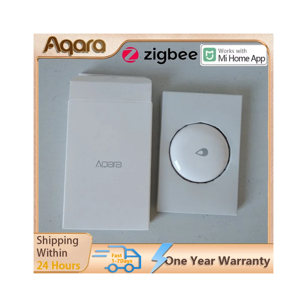 Aqara Zigbee Water Sensor Flood Leak Detector Water Linkage App Alarm Sensor for Kitchen Bathroom Support Mi Home Homekit APP Aqara Zigbee Water Sensor Flood Leak Detector Water Linkage App Alarm Sensor for Kitchen Bathroom Support Mi Home Homekit APP