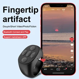 Wireless Bluetooth Mobile Selfie Lazy Artifac Tiktok Remote Control Ring Mobile Phone Bluet…