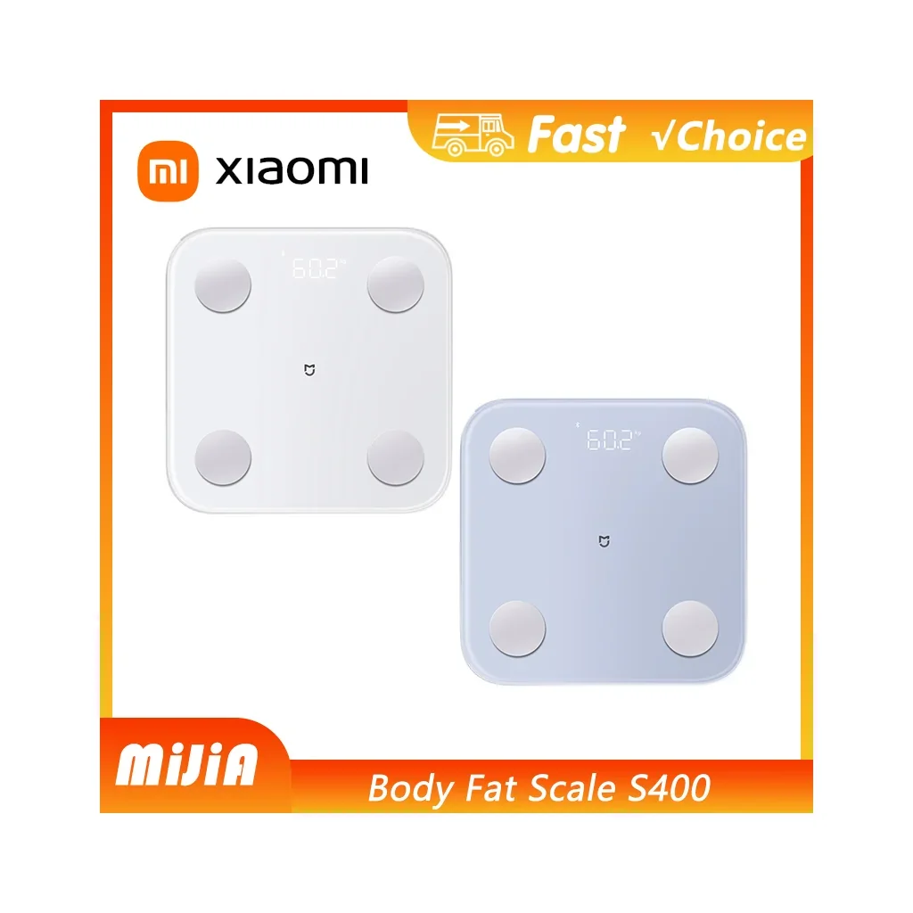 Xiaomi Scale S400 Smart Health Scale Dualfrequency BIA Scale 25 Body Metrics Analyzer Family Health Tracker Portable Home Tools