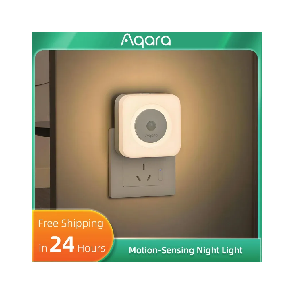 Aqara Induction Night Light Plugin Bedside Lamp Human Body Induction 120Wide Angle for Bedroom Closet Baby CareandFeeding Aqara Induction Night Light Plugin Bedside Lamp Human Body Induction 120Wide Angle for Bedroom Closet Baby CareandFeeding