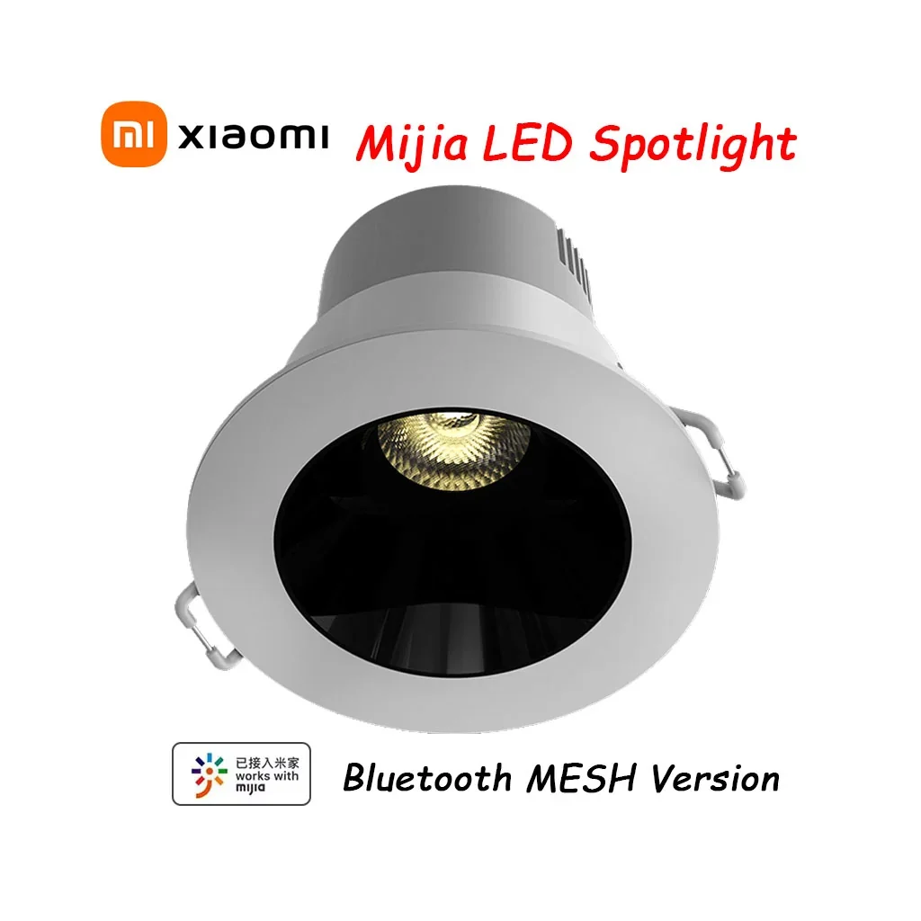 Xiaomi Mijia LED Spotlight Bluetooth Mesh Version Dimmable Recessed Indoor Ceiling Lamp Smart Mi Home APP Light for Living Room