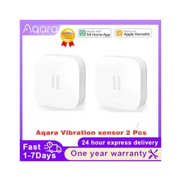 Aqara Vibration Sensor Zigbee Motion Shock Sensor Detection Alarm Monitor Builtin Gyro For Home S...