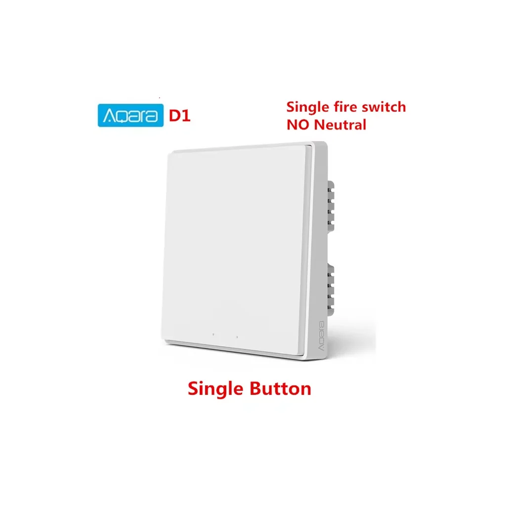 Xiaomi D1 Smart Switch (No Neutral, 1-Key) Xiaomi D1 Smart Switch (No Neutral, 1-Key)