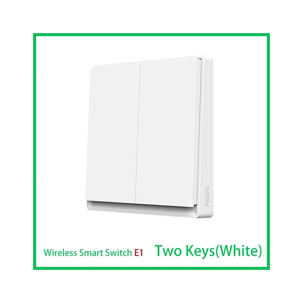 Xiaomi E1 Smart Wall Switch (Wireless, 2-Key) Xiaomi E1 Smart Wall Switch (Wireless, 2-Key)
