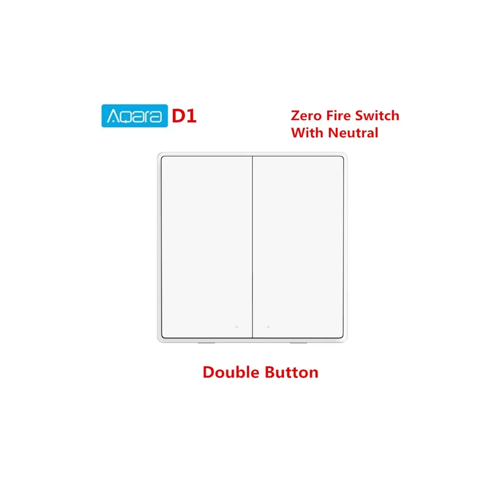Aqara D1 Smart Switch (With Neutral, 2-Key)