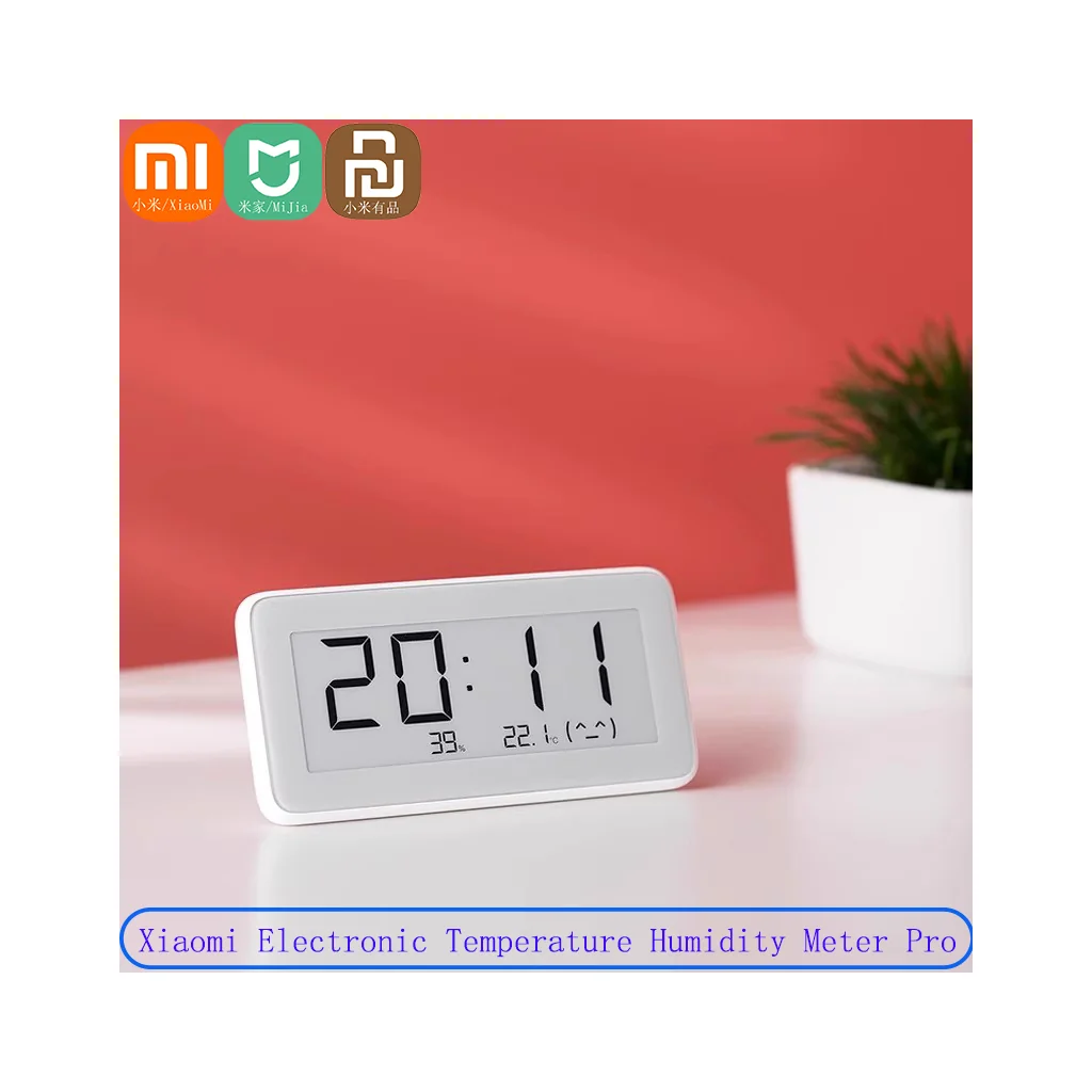 Xiaomi Smart Outdoor Hygrometer Electric Digital Clock LCD Temperature Measuring ToolsIndoor Mijia Thermometer Pro