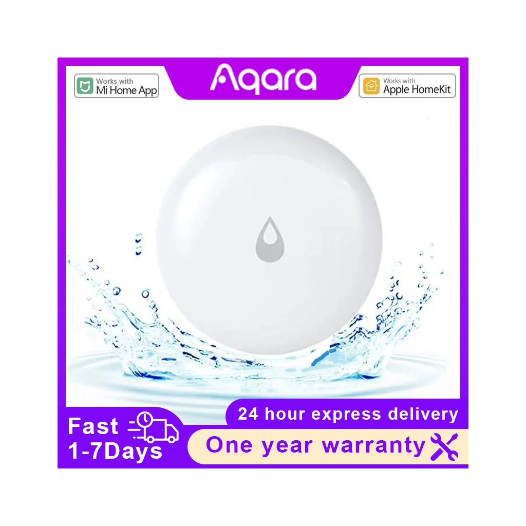 AqaraWater Leakage Sensor Water Immersing Detector Smart Home Remote Alarm Security Soaking For Xiaomi Apple Homekit