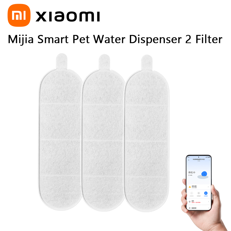 Xiaomi Mijia Smart Pet Water Dispenser 2 Filter Element Set PP Cotton Layer Efficient Antibacteri...