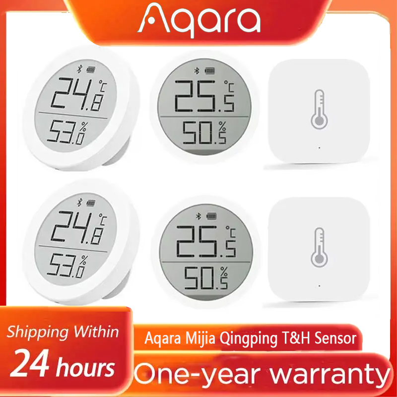 Aqara Mijia Qingping Temperature Humidity Sensor Smart Air Pressure Environment Control Zigbee Sm...