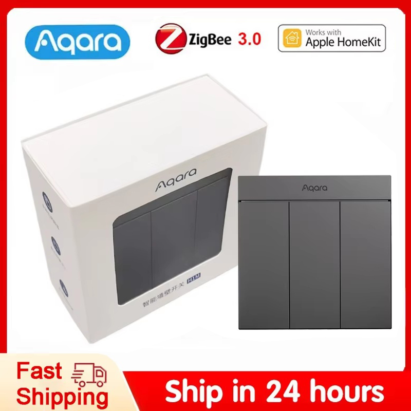 Aqara H1M Smart Wall Switch Zigbee 3 0 Neutral MARSTech 6 Colors Wireless Key Light Switch Smart Home For Homekit App